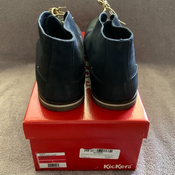 BNWOB Men\'s Navy Kickers River6 Chukka Boot US 10